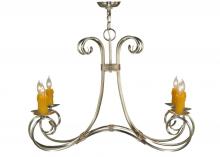 2nd Avenue Designs White 137245 - 34.5" Wide Elon 6 Light Chandelier