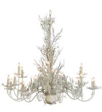 2nd Avenue Designs White 142379 - 72"W Coral 18 LT Chandelier