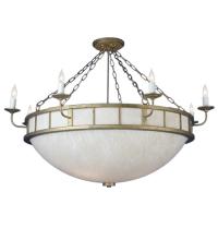 2nd Avenue Designs White 146867 - 54" Wide Dacia Inverted Pendant