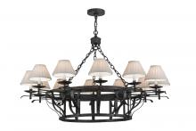 2nd Avenue Designs White 148230 - 52"W Ethel 12 LT Chandelier