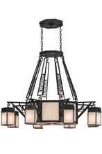 2nd Avenue Designs White 153275 - 54"W Azrael 8 LT Chandelier