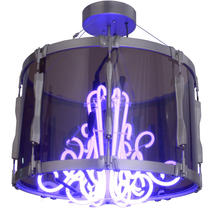 2nd Avenue Designs White 154401 - 26"W Purple Haze Pendant