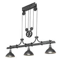 2nd Avenue Designs White 203455 - 67" Long Melrose Barlett 3 Light Pendant
