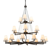 2nd Avenue Designs White 214042 - 54" Wide St Lawrence 21 Light Chandelier