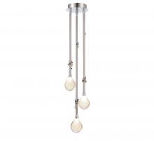 Lib & Co. US 12064-01 - Bellissima, 3 Light LED Pendant, Chrome