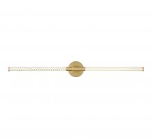 Lib & Co. US 12080-07 - Volterra, Large 2 Light LED Wall Mount, Plated Brushed Gold