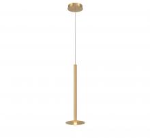 Lib & Co. US 12103-07 - Piatto, 1 Light LED Pendant, Plated Brushed Gold