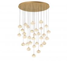 Lib & Co. US 12123-030 - Calcolo, 31 Light LED Grand Chandelier, Painted Antique Brass