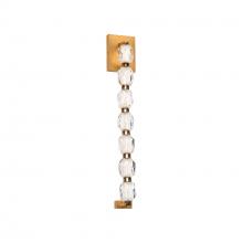 Schonbek Forever SJW4307-701R - Seduction 7 Light LED 3000K/3500K/4000K 120V-277V Wall Sconce in Polished Nickel with Clear Radian