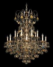 Schonbek 1870 3658-48H - New Orleans 14 Light 120V Chandelier in Antique Silver with Heritage Handcut Crystal