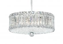Schonbek 1870 6670R - Plaza 9 Light 120V Pendant in Polished Stainless Steel with Clear Radiance Crystal