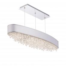 Schonbek 1870 S6336-401RW1 - Eclyptix LED 36in 3000K/3500K/4000K 120V-277V Linear Pendant in Polished Stainless Steel with Clea