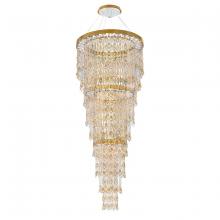 Schonbek 1870 S9192-82R - Pavona 36 120-277V Pendant in Tourmaline with Radiance Crystal